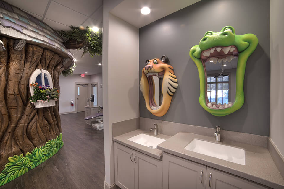 Clemson toothbrushing sink