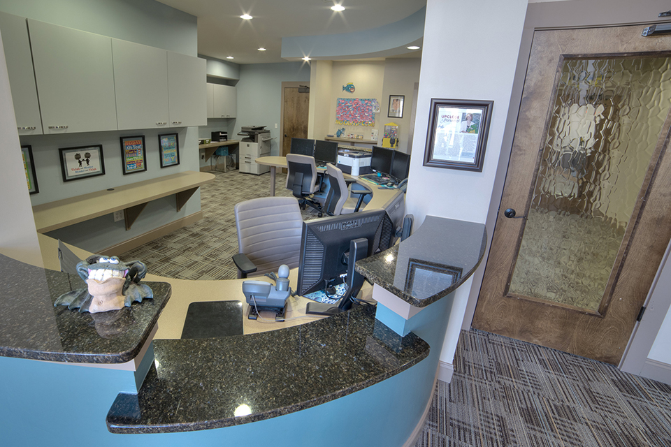 Seneca Office reception desk