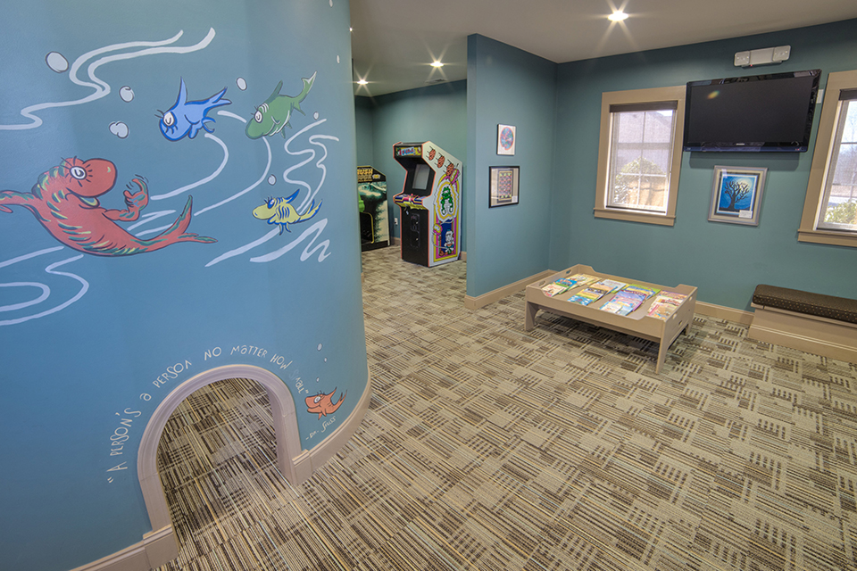 Seneca Office game area